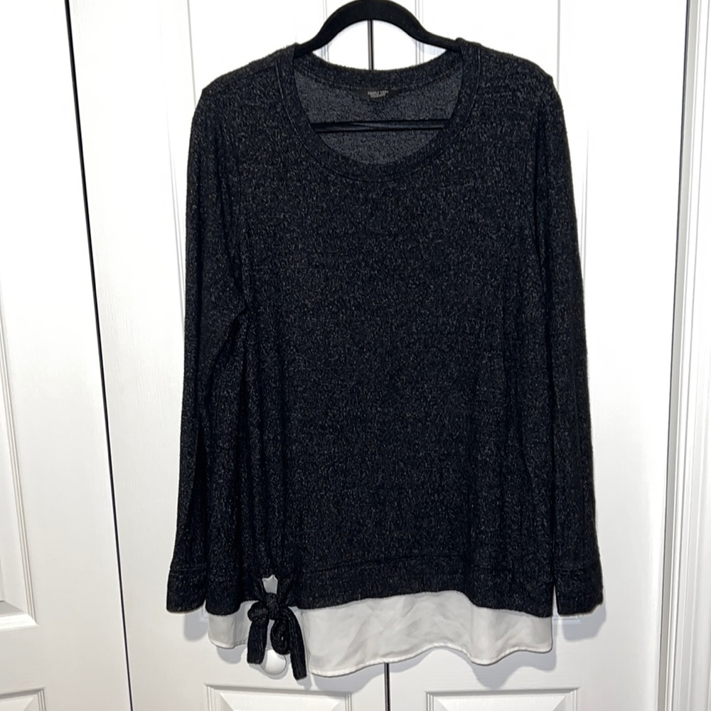 Women’s Simply Vera Wang Long Sleeve Blouse | Size XL
